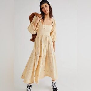 New Free People Dahlia Maxi Dress Size Small
